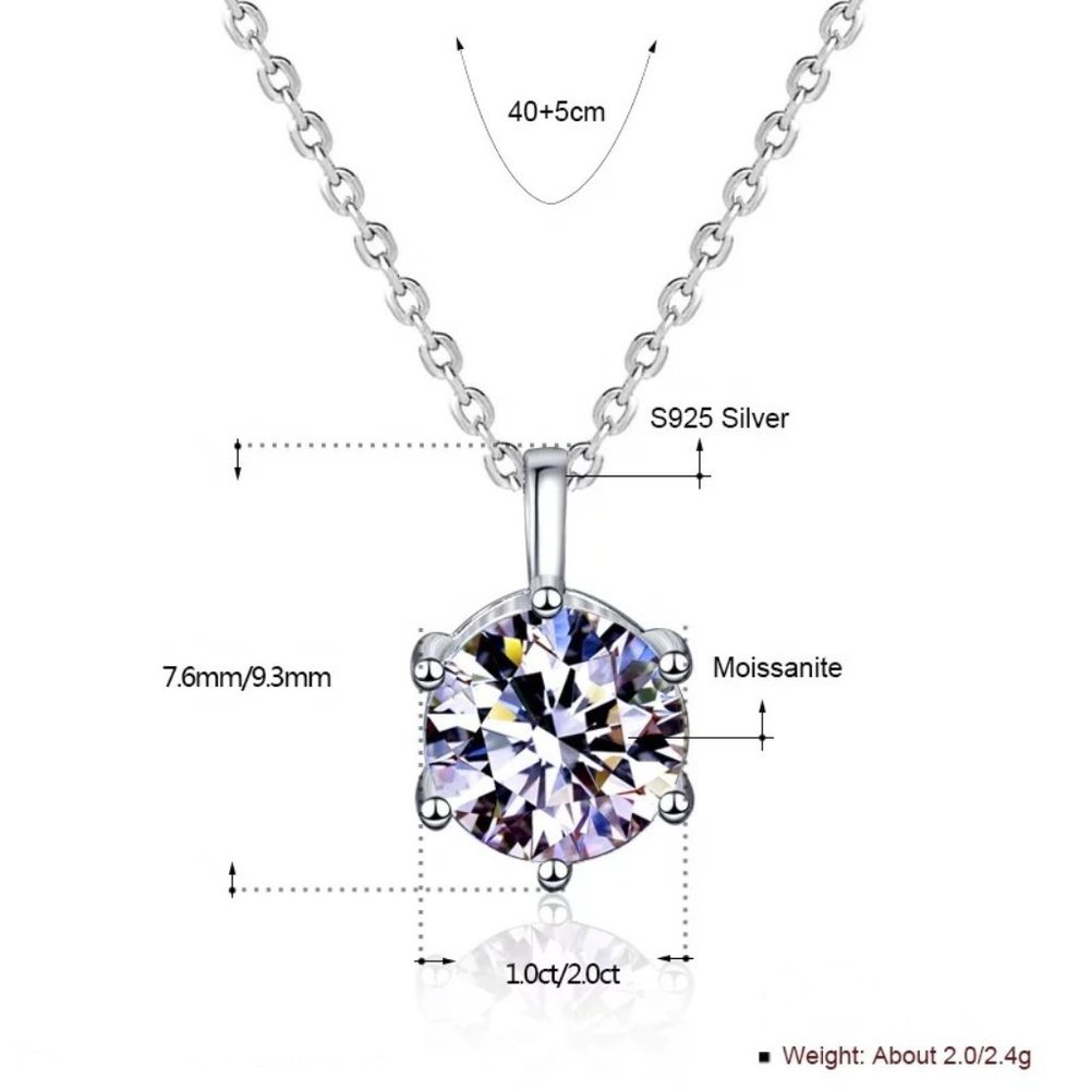 1ct. t.w. Diamond Round Necklace - Picture 5 of 12